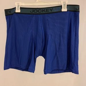 Jockey Life mesh Boxer Brief. Blue.